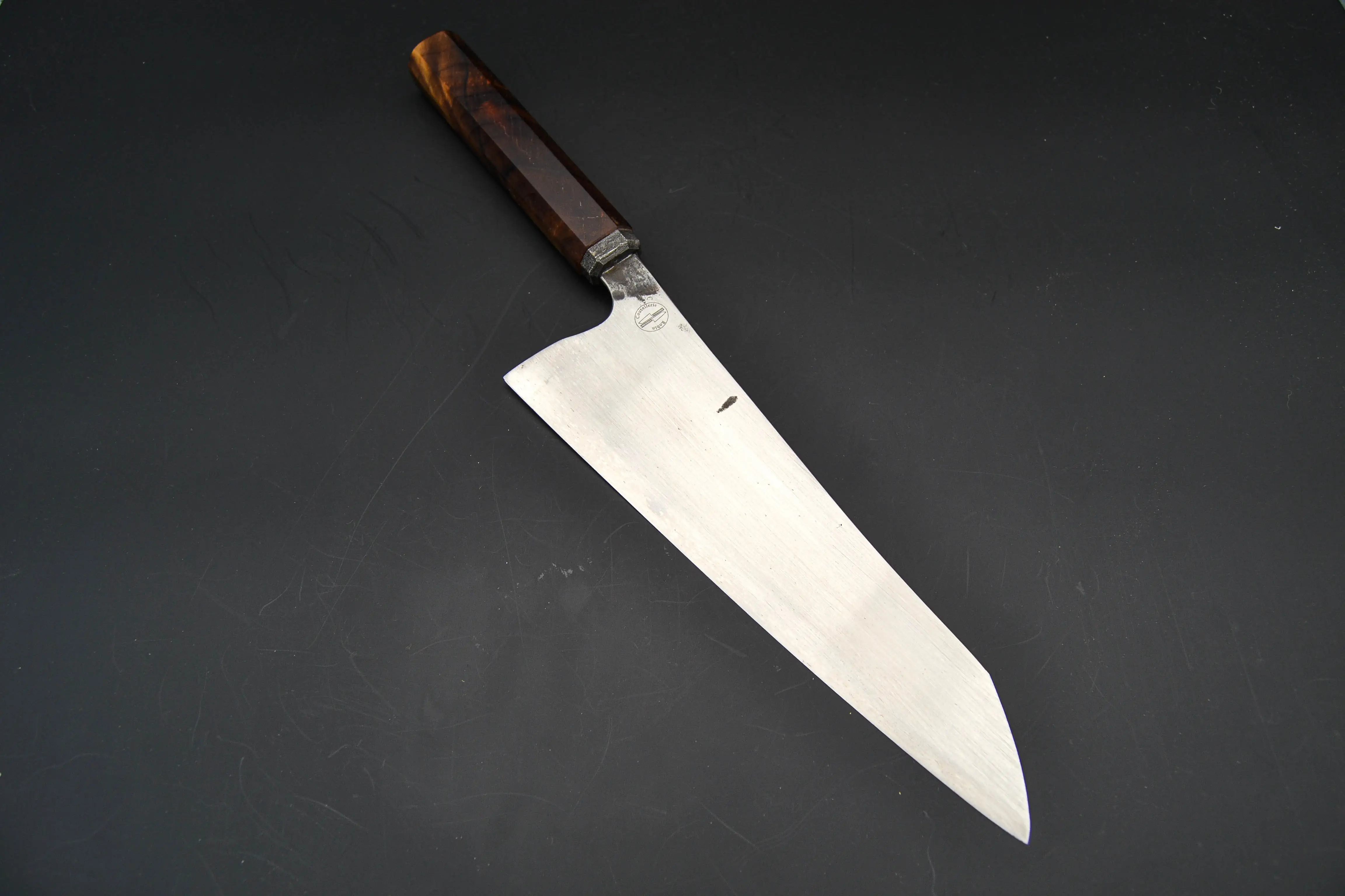 Picture of a S-grind gyuto knife