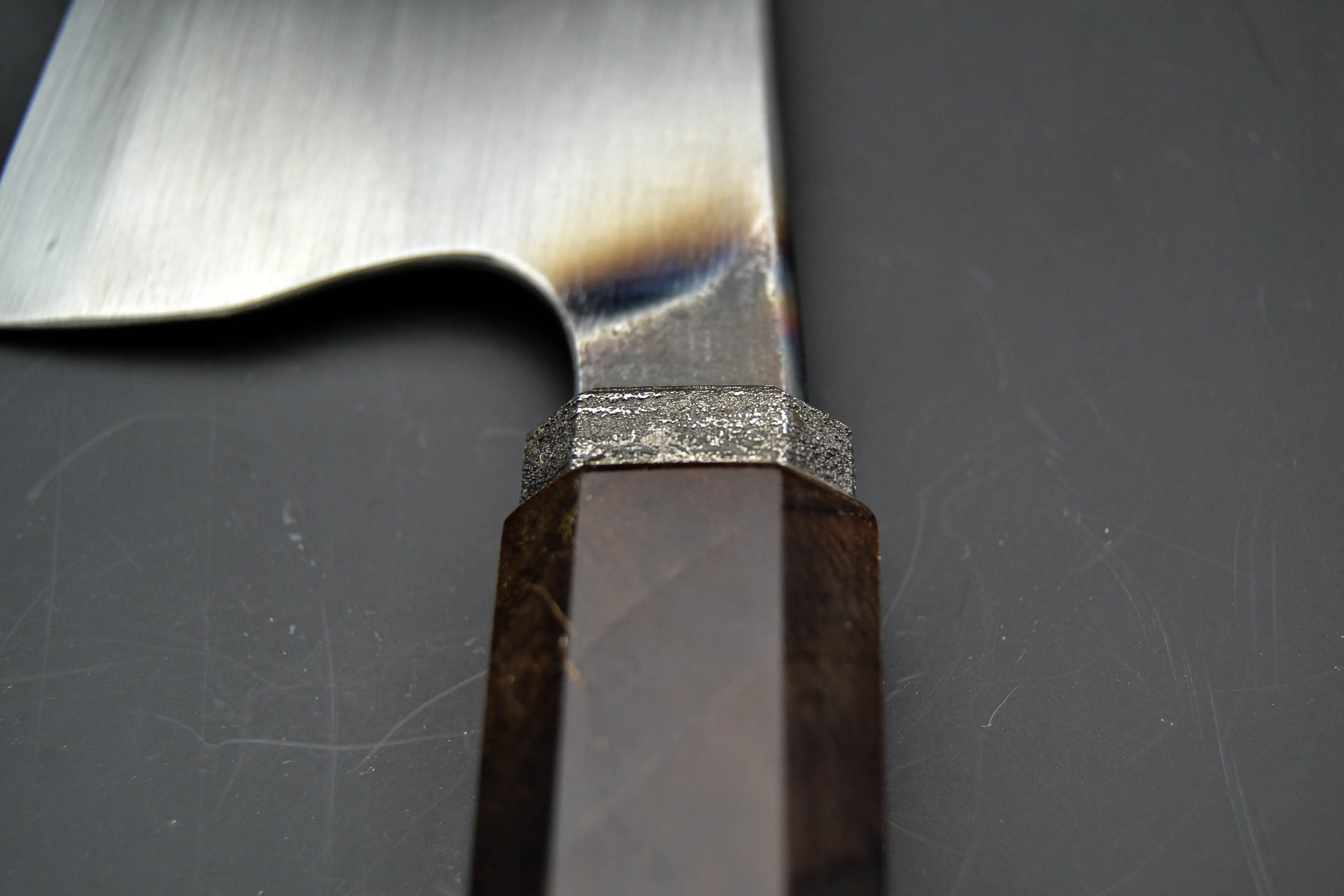 Picture of a S-grind gyuto knife